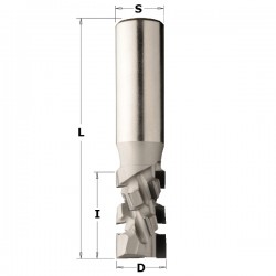 Cutters helical curly