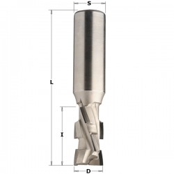 Diamond router cutters with shear angle