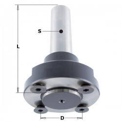 CMT Saw blade arbor with parallel shank