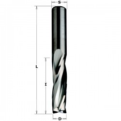 Solid carbide upcut spiral bits..