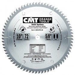 Industrial solid surface saw blades