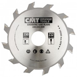 Industrial grooving saw blades