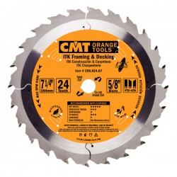 ITK framing/decking saw blades, for portable machines