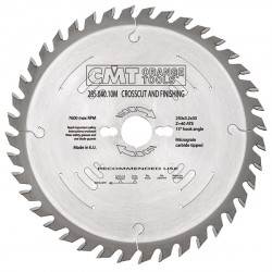 Industrial rip & crosscut saw blades