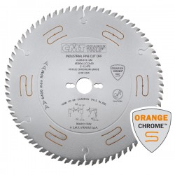 Industrial low noise & chrome coated saw blades with ATB grind