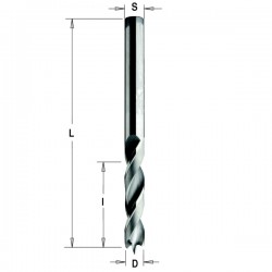 Solid carbide twist drills negatively ground spurs sharpening