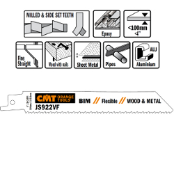 RECIPROCATING/SABRE SAW BLADES JS922VF