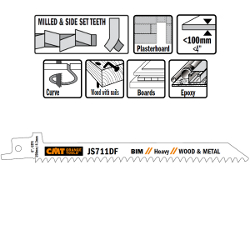 RECIPROCATING/SABRE SAW BLADES JS711DF