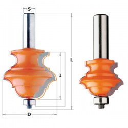 Multiprofile router bits