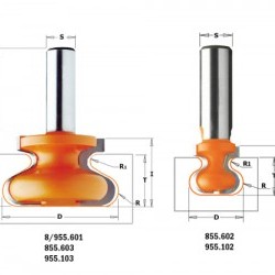 CMT Finger pull router bits