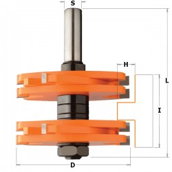 CMT Tenon cutting router bits