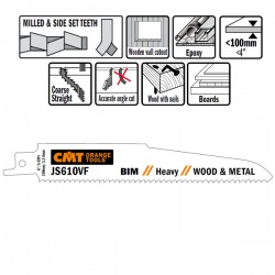 RECIPROCATING/SABRE SAW BLADES JS610VF