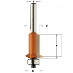 Flush and V-groove CMT router bits