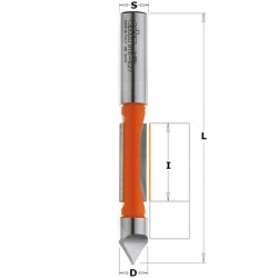 Panel pilot router bits with guide