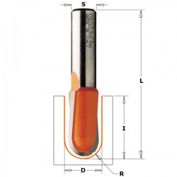 Round nose router bits CMT