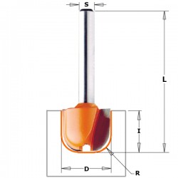 Bowl & tray router bits