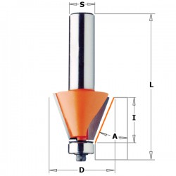 Chamfer router bits