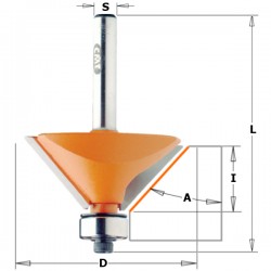 Chamfer router bits