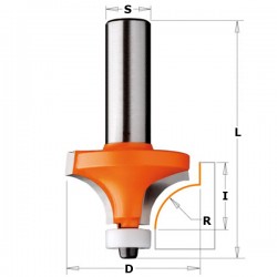 Solid surface rounding over bits