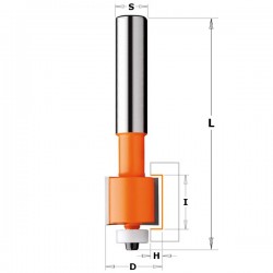 Solid surface inlay CMT router bits