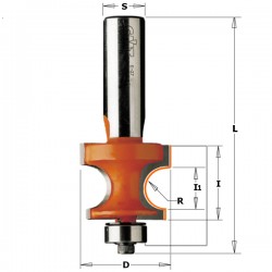 Corner beading router bits