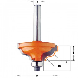 Ogee with fillet router bits