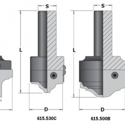 MDF door bit bodies