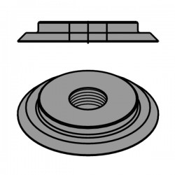 695 - Threaded rings for 694.001 cutter head series