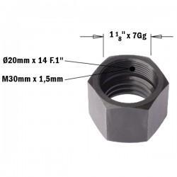 993 - Cap nuts for router machines